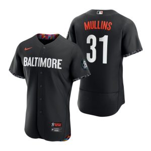 Men Baltimore Orioles Cedric Mullins Black 2023 City Connect Jersey