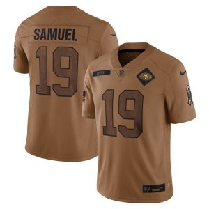 Deebo Samuel San Francisco 49ers 2023 Salute To Service Limited Jersey - Brown