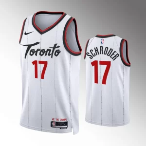 Dennis Schroder #17 Swingman Toronto Raptors 2023-24 Association Edition Jersey - White